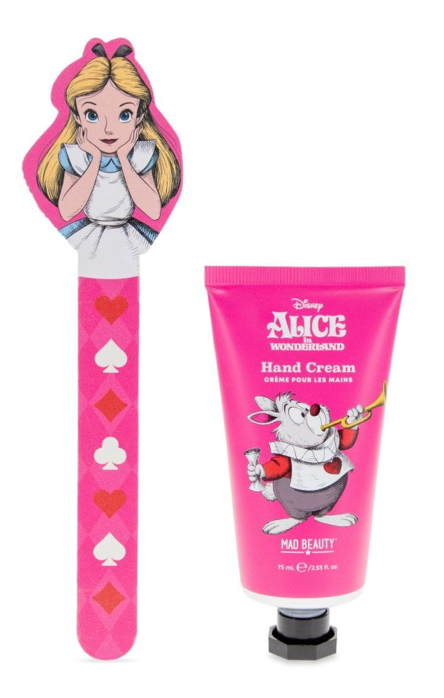 Alice in Wonderland Nail Care Duo Nail Art by Mad Beauty as seen on celebrities