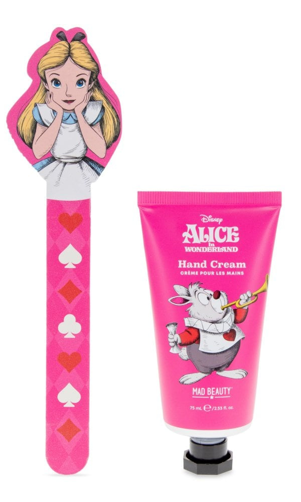 Alice in Wonderland Nail Care Duo Nail Art by Mad Beauty as seen on celebrities