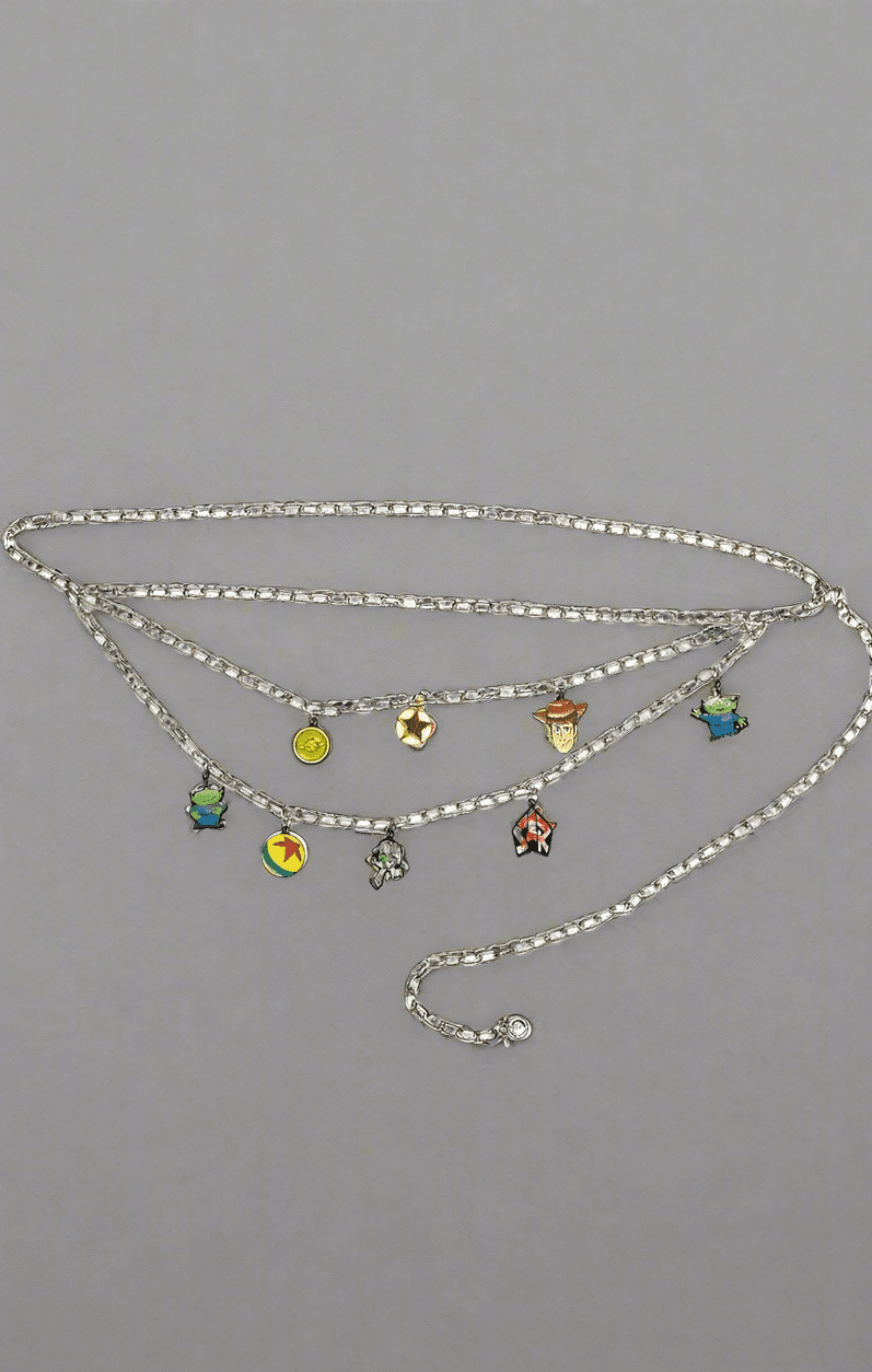 Shop Buckle Down Products Buckle Down Products Disney Toy Story Charm Chain Belt Belt for women – premium loungewear and festival fashion at Spoiled Brat