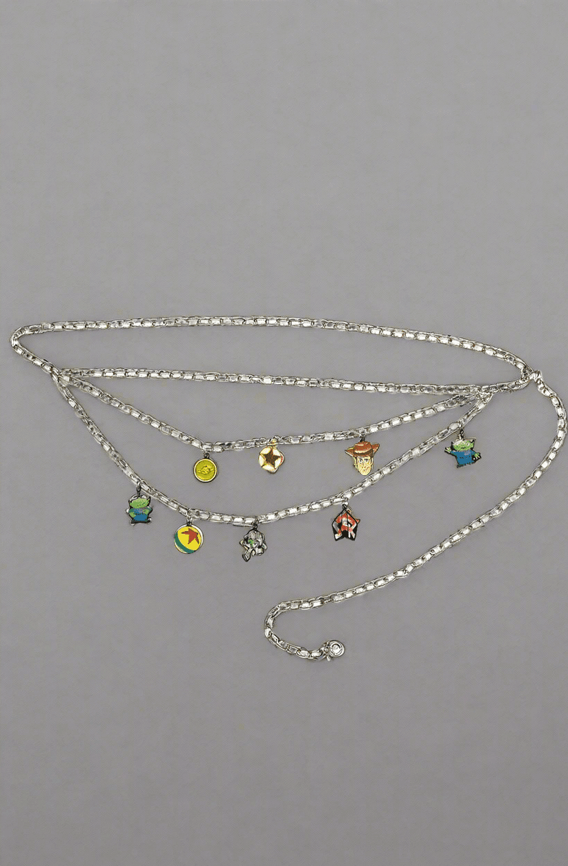 Shop Buckle Down Products Buckle Down Products Disney Toy Story Charm Chain Belt Belt for women – premium loungewear and festival fashion at Spoiled Brat