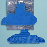 Disney Stitch Denim Cosmetic Brush Cleaning Pad Makeup Kit by Mad Beauty as seen on celebrities