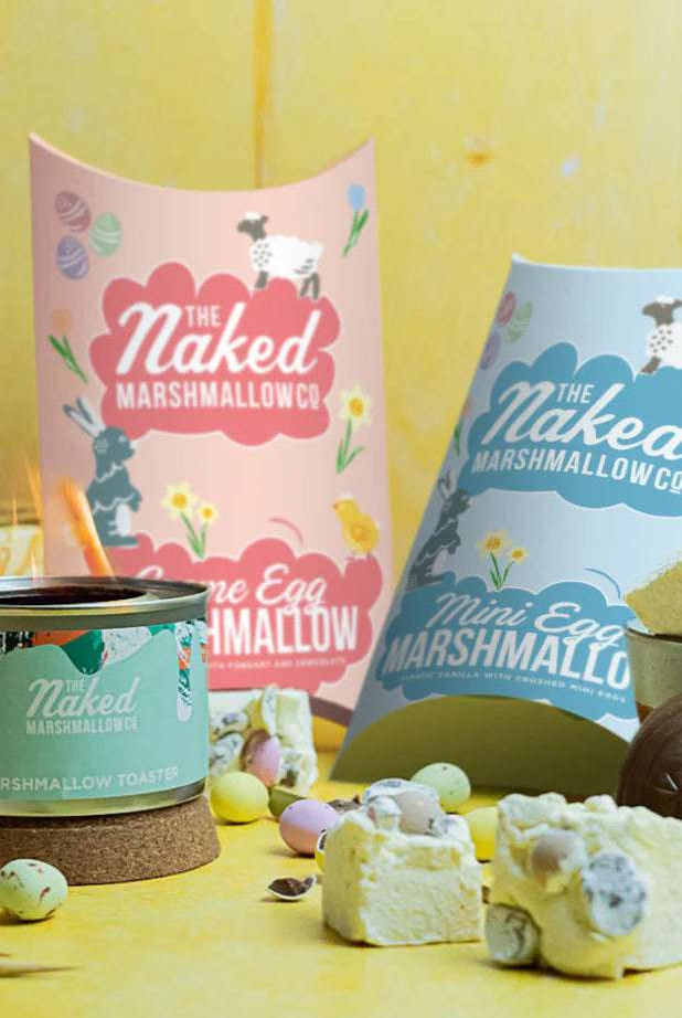 Shop Naked Marshmallow EASTER Gourmet Marshmallow Toasting Gift Set Gifts for women – premium loungewear and festival fashion at Spoiled Brat
