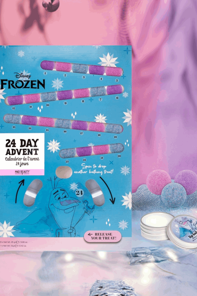 Disney Frozen Bath Fizzer Advent Calendar Advent Calendar by Mad Beauty as seen on celebrities
