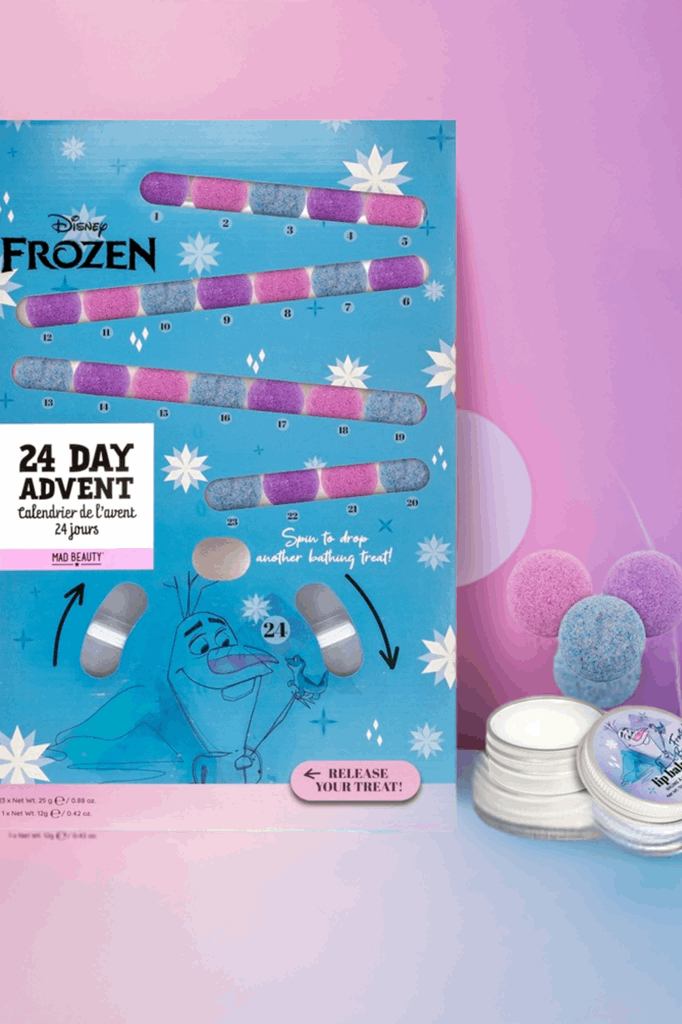 Disney Frozen Bath Fizzer Advent Calendar Advent Calendar by Mad Beauty as seen on celebrities