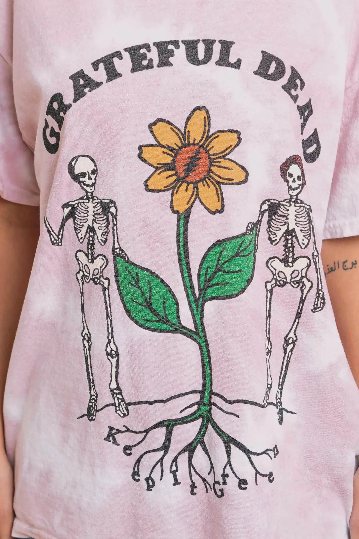 Daisy Street Grateful Dead Daisy Tie Dye Tee T-Shirts by Daisy Street as seen on celebrities