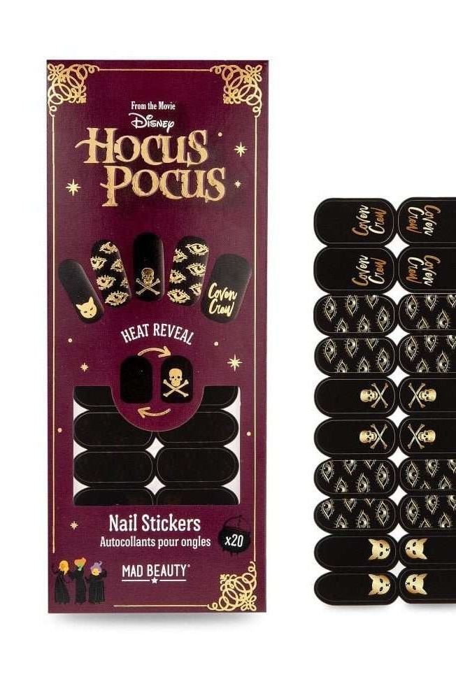 Shop Mad Beauty Mad Beauty x Disney Hocus Pocus Heat 2 X Nail Stickers Nail Polish for women – premium loungewear and festival fashion at Spoiled Brat