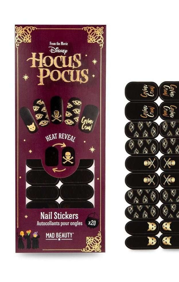 Shop Mad Beauty Mad Beauty x Disney Hocus Pocus Heat 2 X Nail Stickers Nail Polish for women – premium loungewear and festival fashion at Spoiled Brat