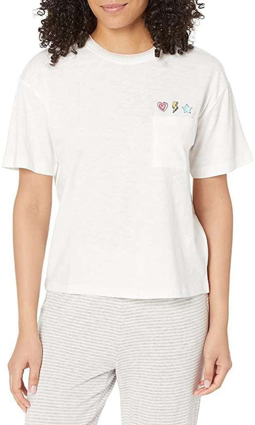 Shop PJ Salvage PJ Salvage One Love Embroidered T-Shirt T-Shirt for women – premium loungewear and festival fashion at Spoiled Brat