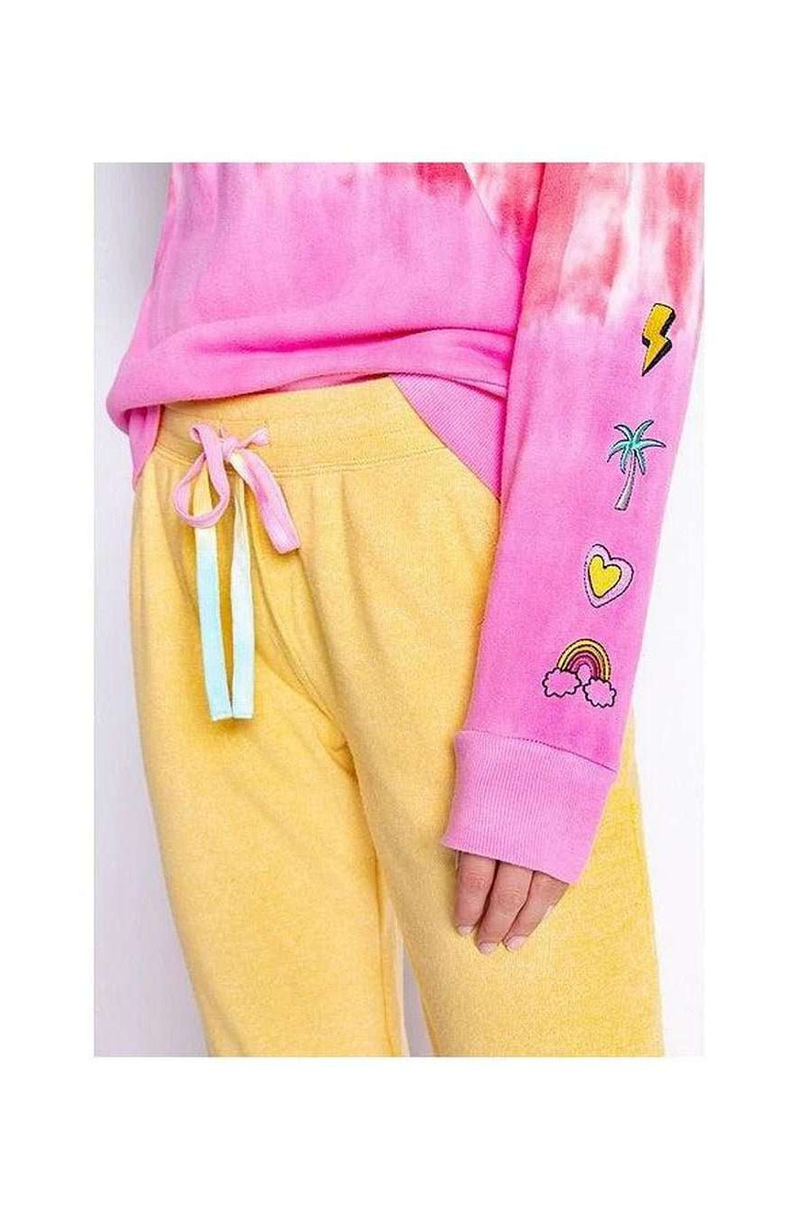 Shop PJ Salvage PJ Salvage One Love Ombre Tie Dye Crew Neck Long Sleeve Sweater Sweater for women – premium loungewear and festival fashion at Spoiled Brat