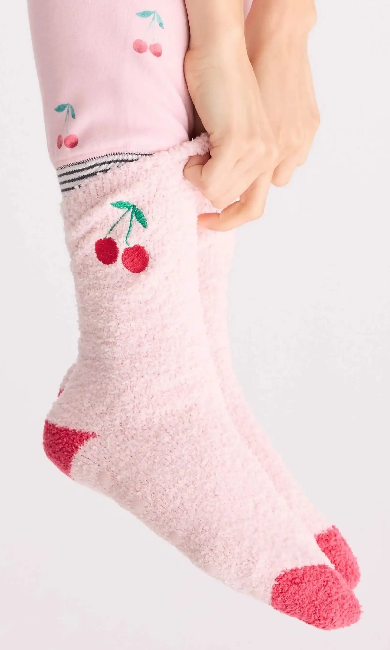 PJ Salvage Life is Sweet Cherry Fun Socks