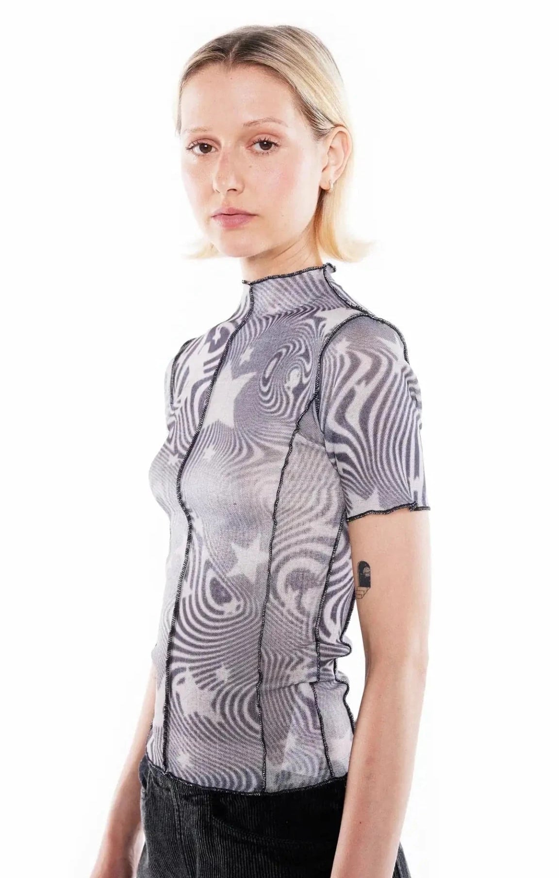 Shop Basic Pleasure Mode Basic Pleasure Mode Supernova Star Tee Tank Top for women – premium loungewear and festival fashion at Spoiled Brat