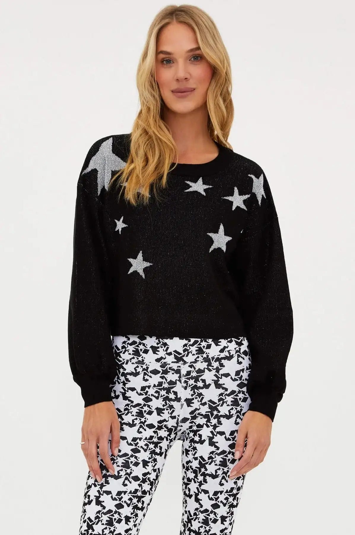 Beach Riot Ava Silver Star Sweater as seen on Malin Andersson - Spoiled Brat