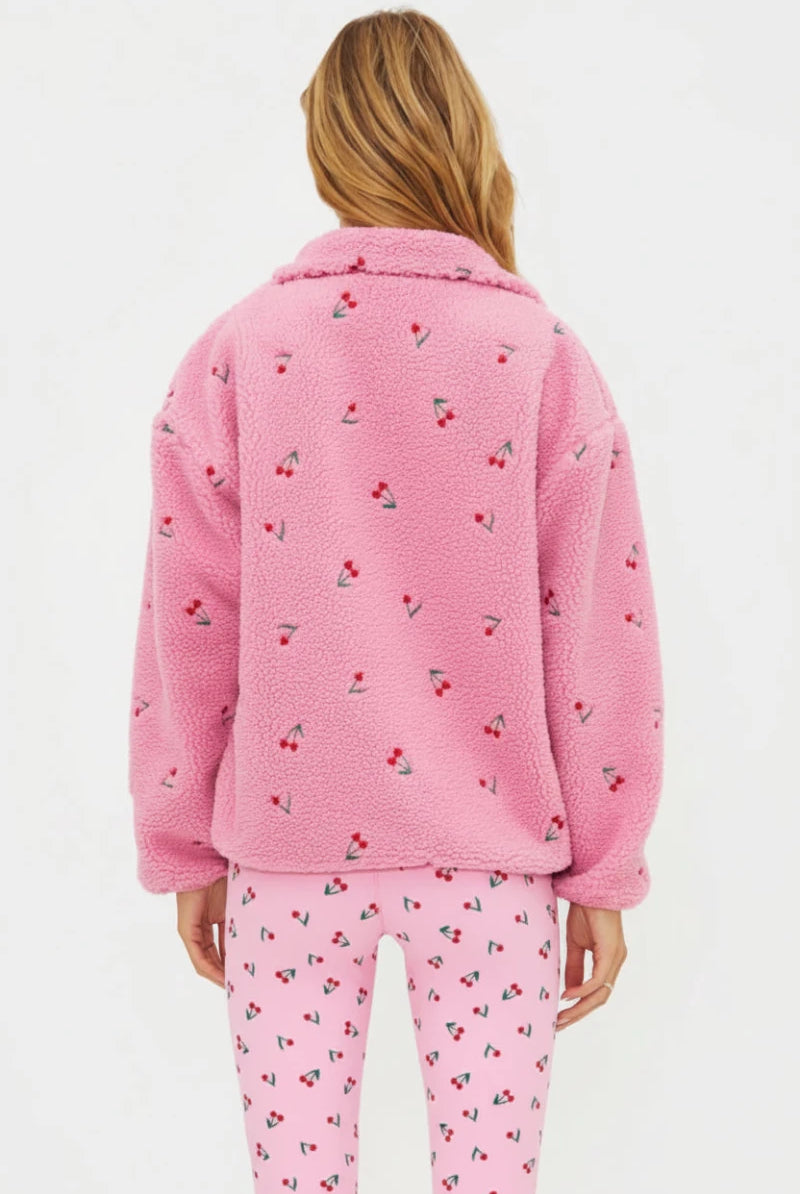 Shop Beach Riot Beach Riot Bennie Fleece Jacket as seen on Chloe Meadows Jacket for women – premium loungewear and festival fashion at Spoiled Brat