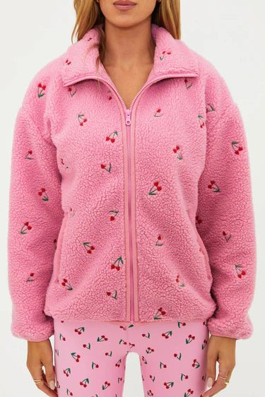 Shop Beach Riot Beach Riot Bennie Fleece Jacket Jacket for women – premium loungewear and festival fashion at Spoiled Brat