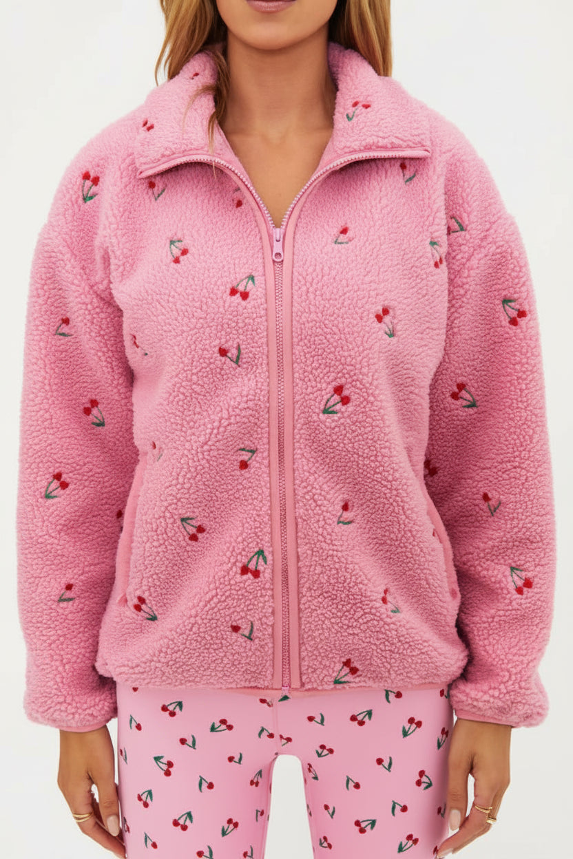 Shop Beach Riot Beach Riot Bennie Fleece Jacket Jacket for women – premium loungewear and festival fashion at Spoiled Brat