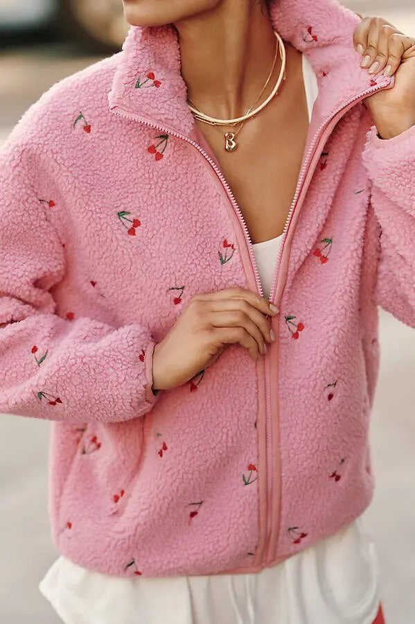 Shop Beach Riot Beach Riot Bennie Fleece Jacket Jacket for women – premium loungewear and festival fashion at Spoiled Brat