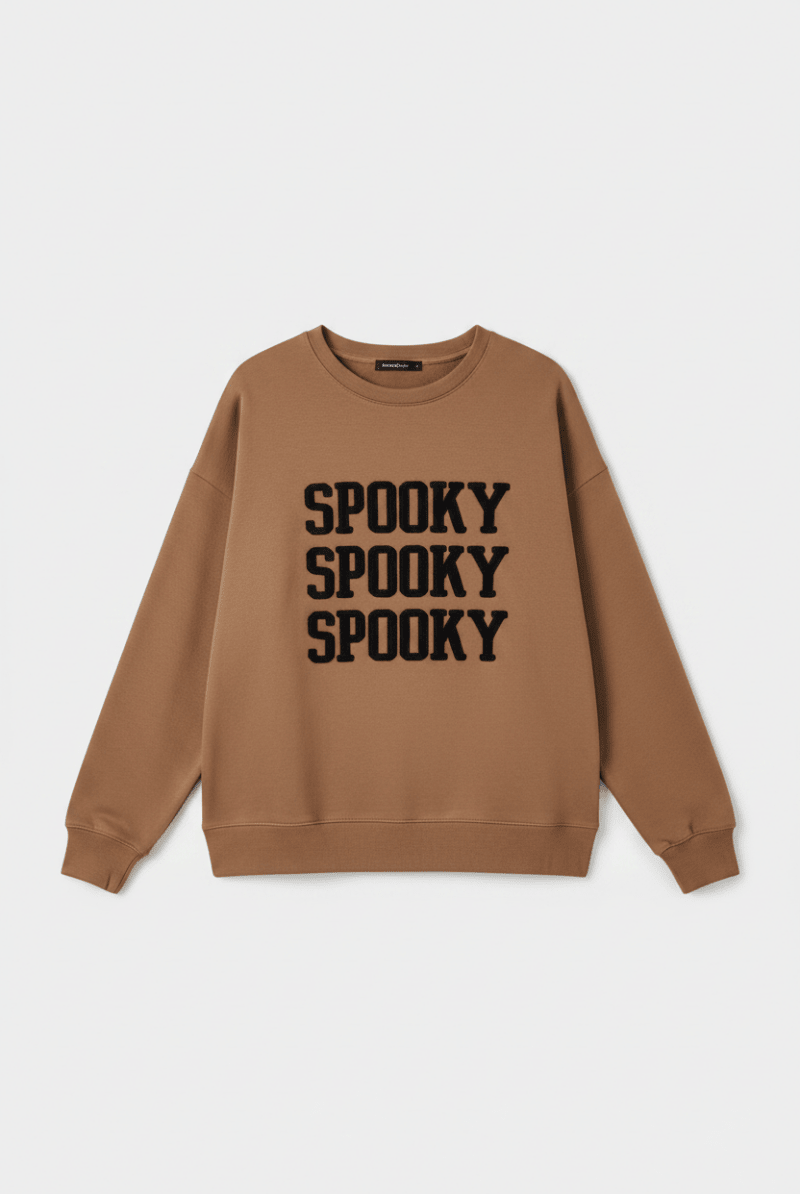 Shop Beach Riot Beach Riot Devyn Spooky Dusk Oversized Sweatshirt Sweater for women – premium loungewear and festival fashion at Spoiled Brat