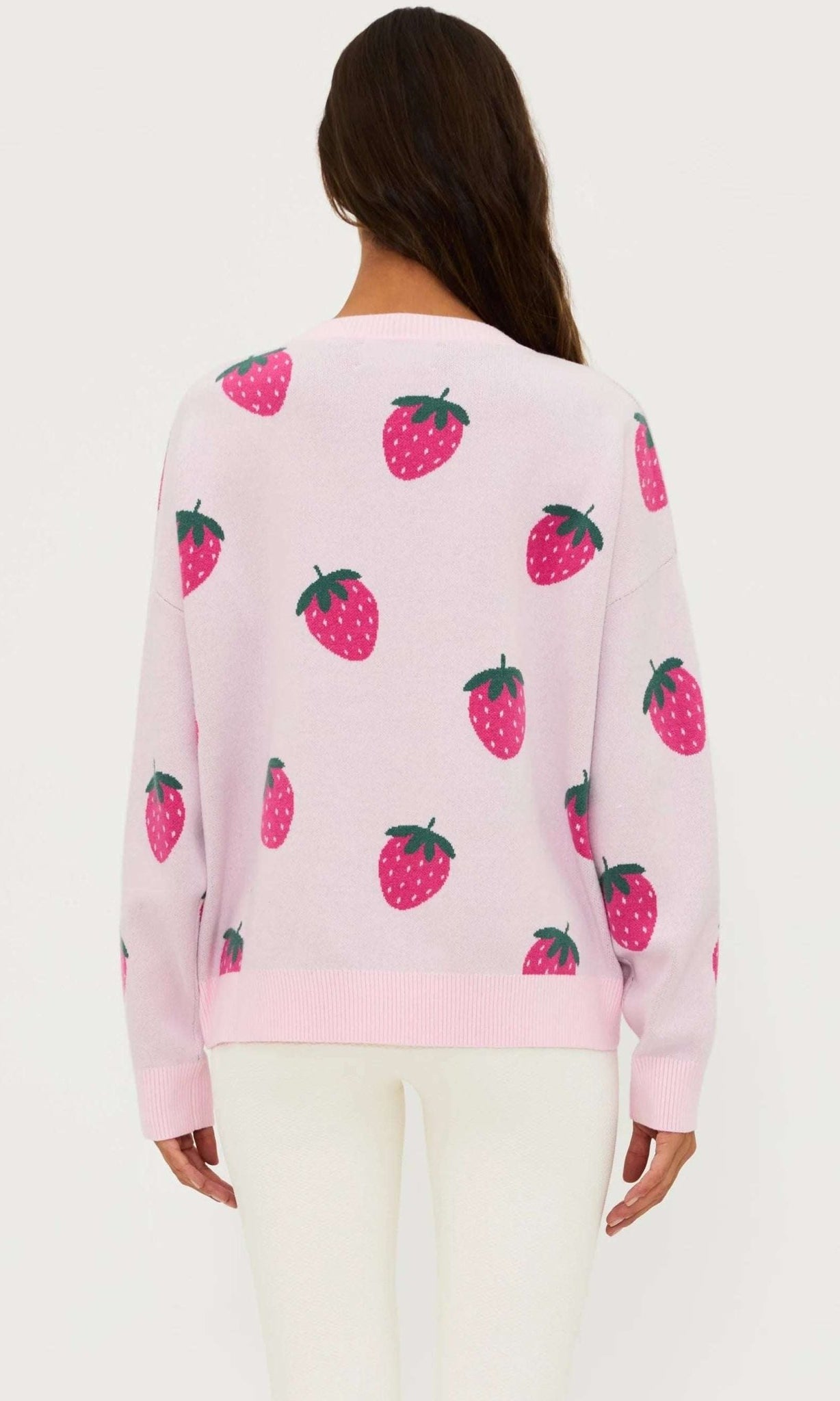 Shop Beach Riot Beach Riot Joey Strawberry Sweatshirt Jumper for women – premium loungewear and festival fashion at Spoiled Brat