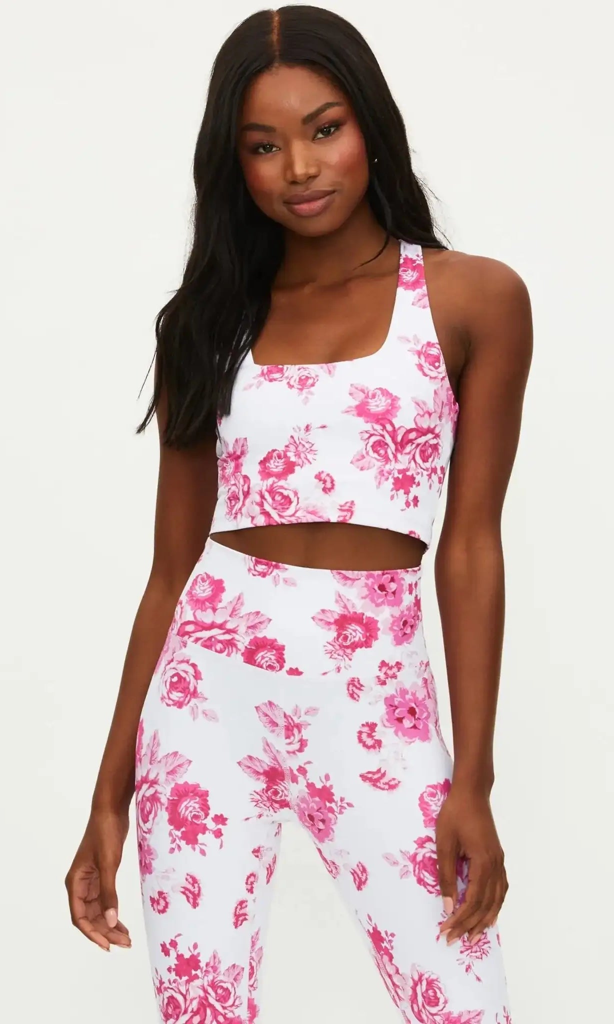 Beach Riot Katya Gym Desert Garden Crop Top as seen on Chloe Sims Crop Top by Beach Riot as seen on celebrities