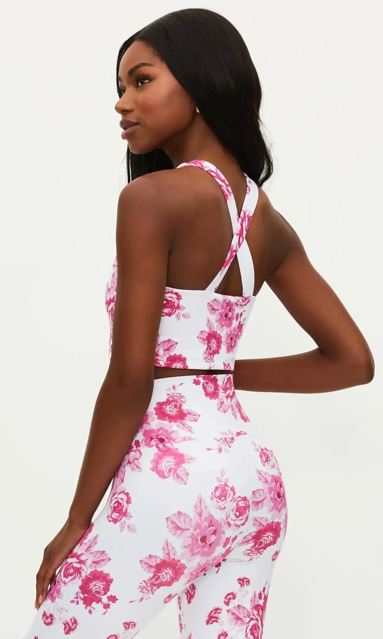 Beach Riot Katya Gym Desert Garden Crop Top as seen on Chloe Sims Crop Top by Beach Riot as seen on celebrities