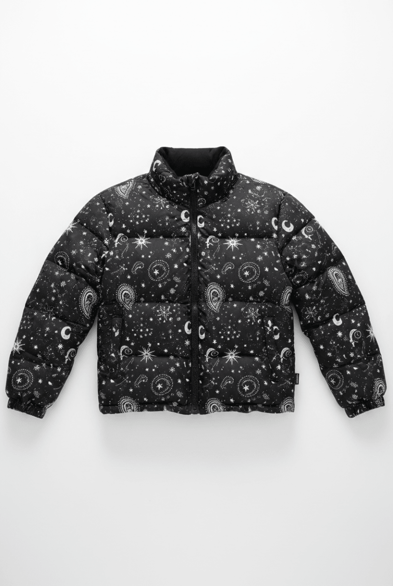 Shop Beach Riot Beach Riot Kris Convertible Shooting Stars Puffer Jacket Jacket for women – premium loungewear and festival fashion at Spoiled Brat