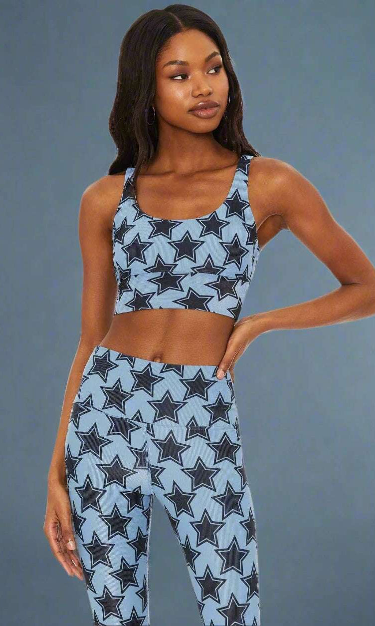 Beach Riot Leah Disco Star Gym Crop Top Crop Top by Beach Riot as seen on celebrities