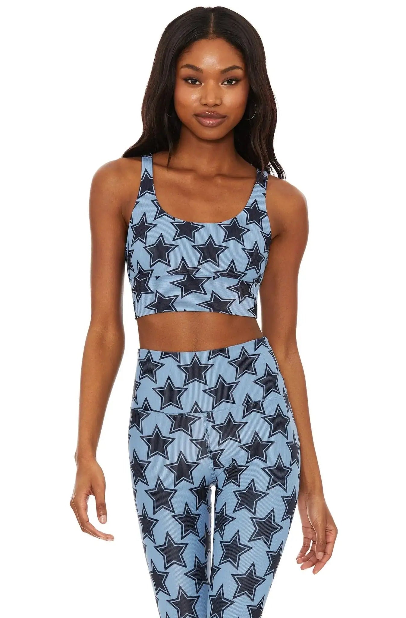 Shop Beach Riot Beach Riot Leah Disco Star Gym Crop Top Crop Top for women – premium loungewear and festival fashion at Spoiled Brat