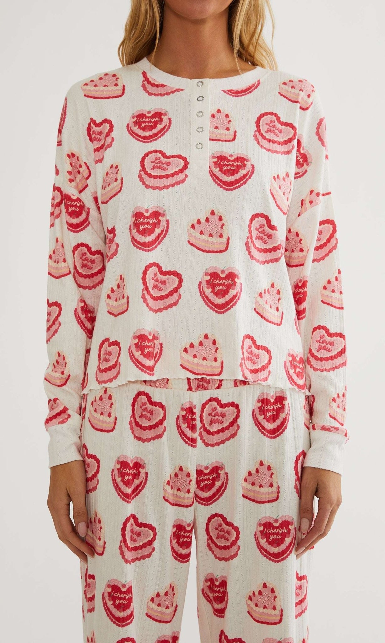 Beach Riot Pacific Long Sleeve PJ Sleep Set Sweat Treat by Beach Riot – Pyjamas – S | Spoiled Brat UK