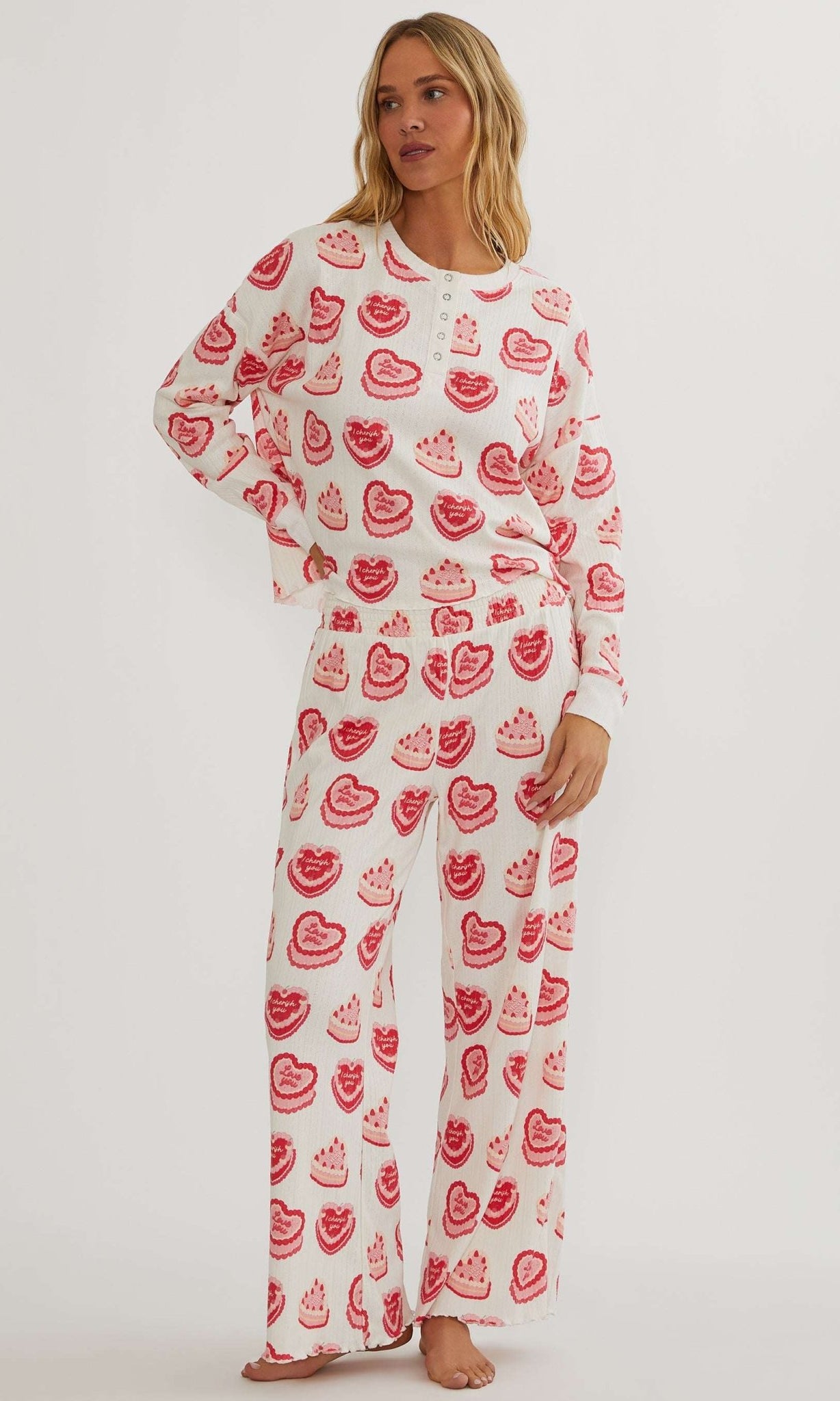 Beach Riot Pacific Long Sleeve PJ Sleep Set Sweat Treat by Beach Riot – Pyjamas – S | Spoiled Brat UK