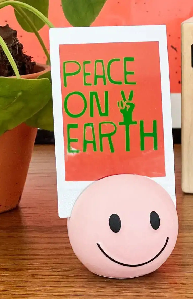 Bitten Happy Sad Mood Photo Holder Planter by Bitten as seen on celebrities