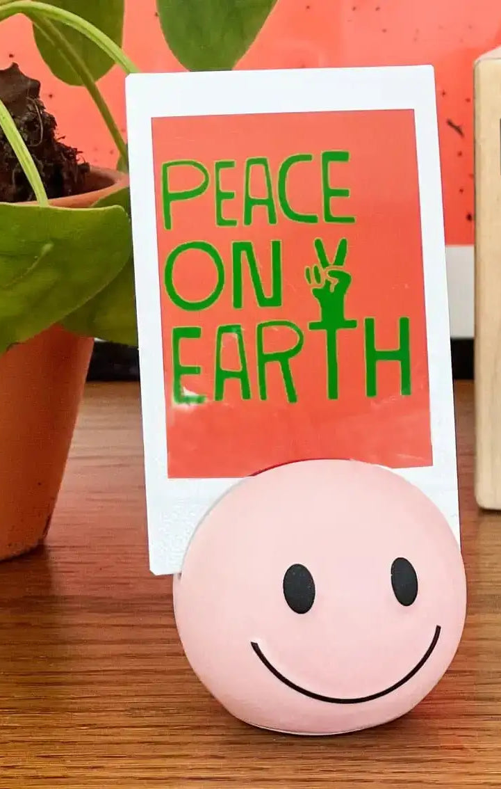 Bitten Happy Sad Mood Photo Holder Planter by Bitten as seen on celebrities