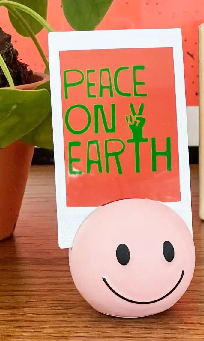 Bitten Happy Sad Mood Photo Holder Planter by Bitten as seen on celebrities