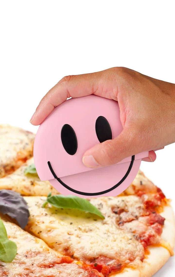 Bitten Happy Sad Mood Pizza Cutter Mug by Bitten as seen on celebrities
