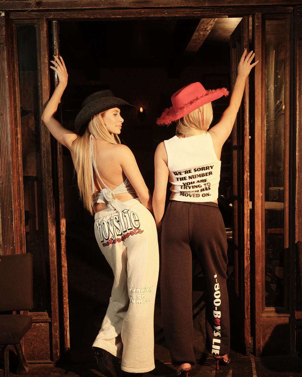 Shop Boys Lie Boys Lie 1 - 800 Heart Kimmy Jogger Pant as seen on Kristin Cavallari Jogger Bottoms for women – premium loungewear and festival fashion at Spoiled Brat