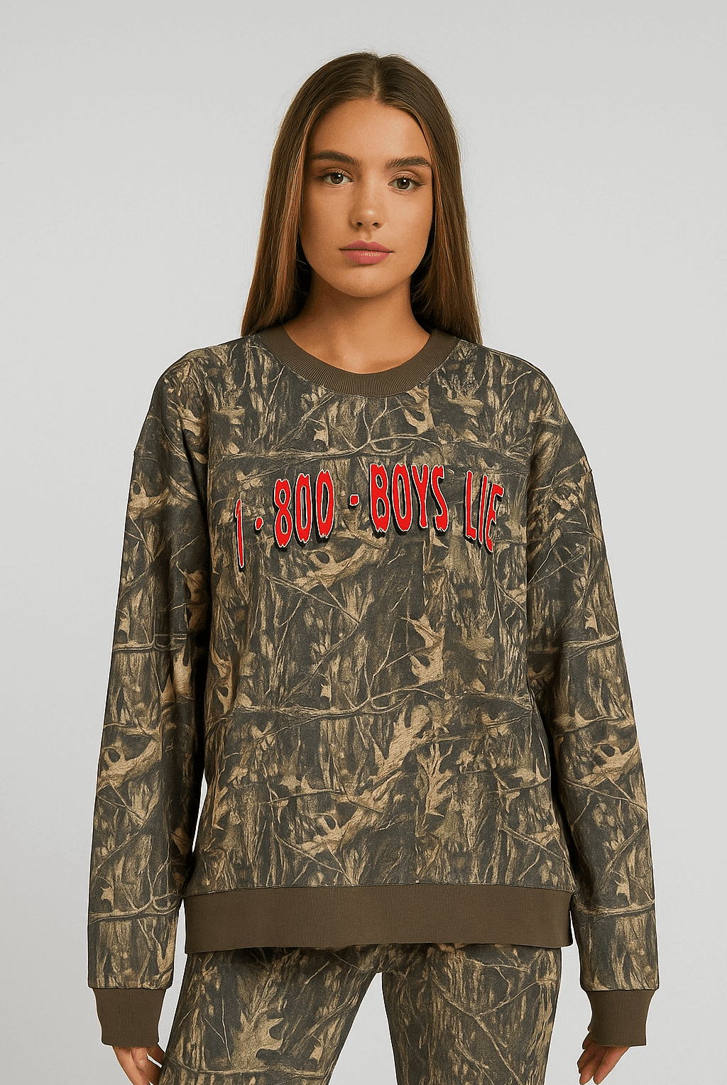 Shop Boys Lie Boys Lie 1 - 800 Manhunt Kara Crewneck Sweater Sweater for women – premium loungewear and festival fashion at Spoiled Brat