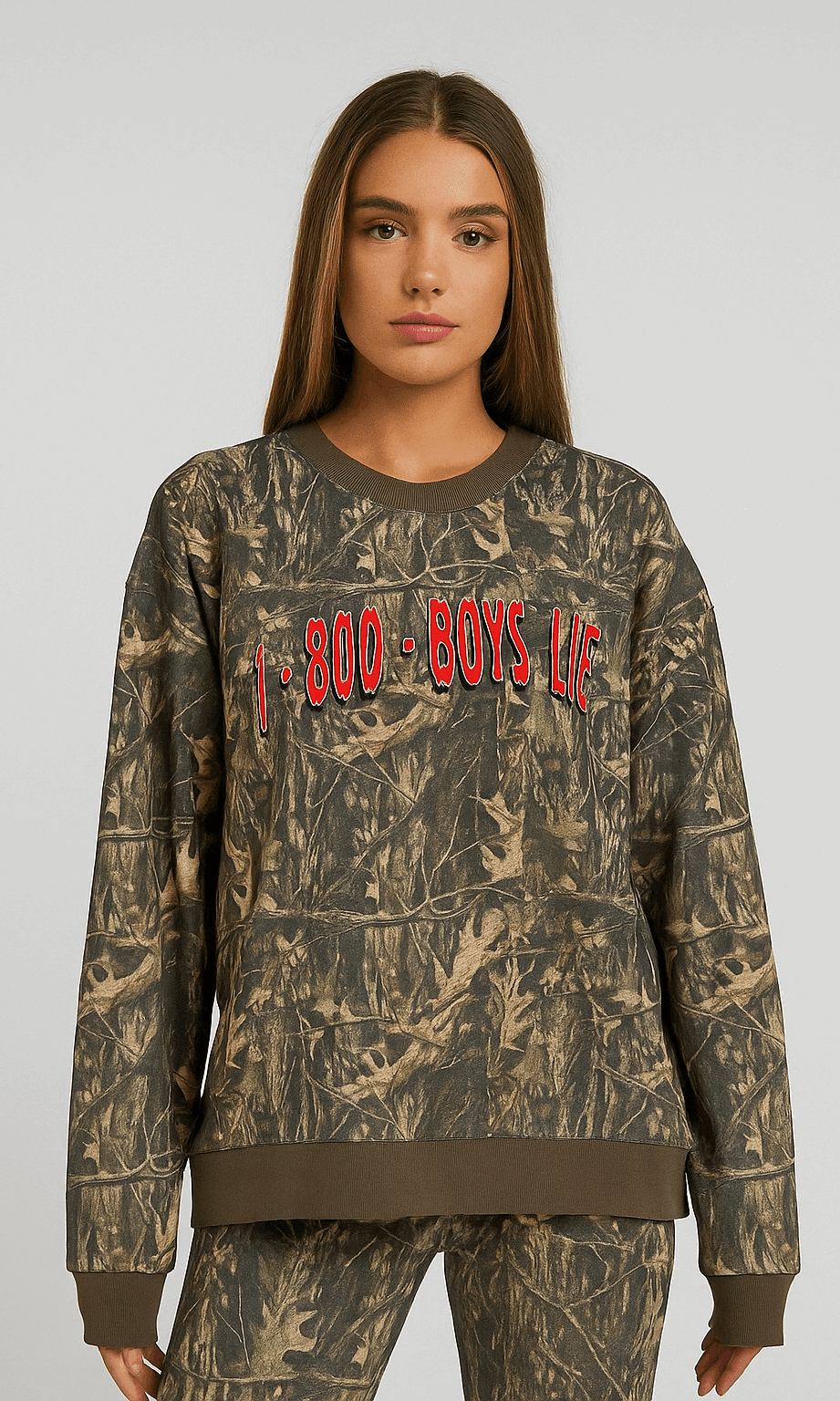 Shop Boys Lie Boys Lie 1 - 800 Manhunt Kara Crewneck Sweater Sweater for women – premium loungewear and festival fashion at Spoiled Brat