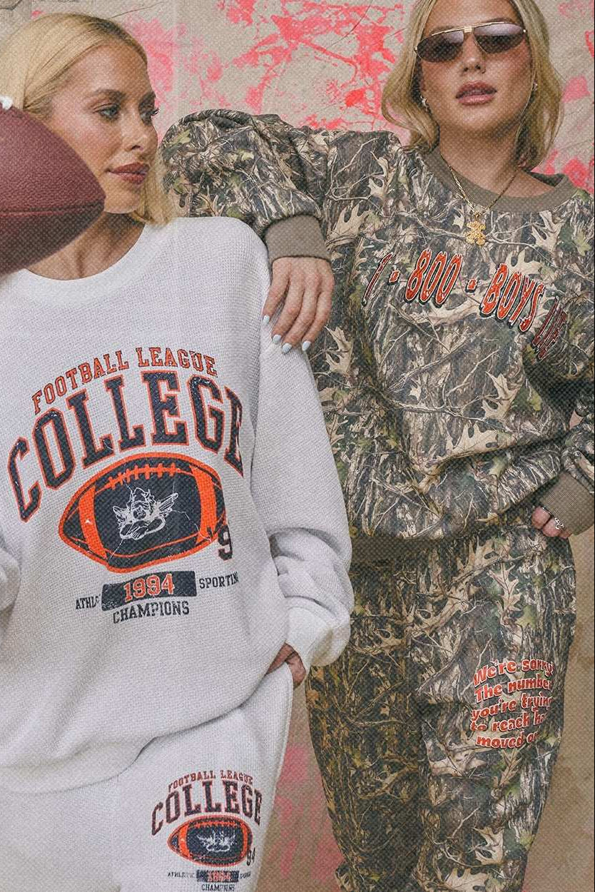 Shop Boys Lie Boys Lie 1 - 800 Manhunt Kara Crewneck Sweater Sweater for women – premium loungewear and festival fashion at Spoiled Brat