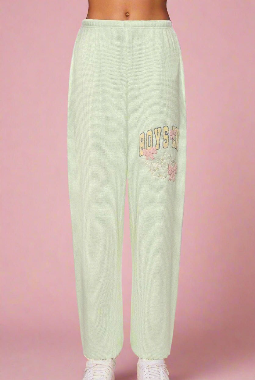 Shop Boys Lie Boys Lie Aura Bows Kimmy Jogger Pants Jogger Bottoms for women – premium loungewear and festival fashion at Spoiled Brat
