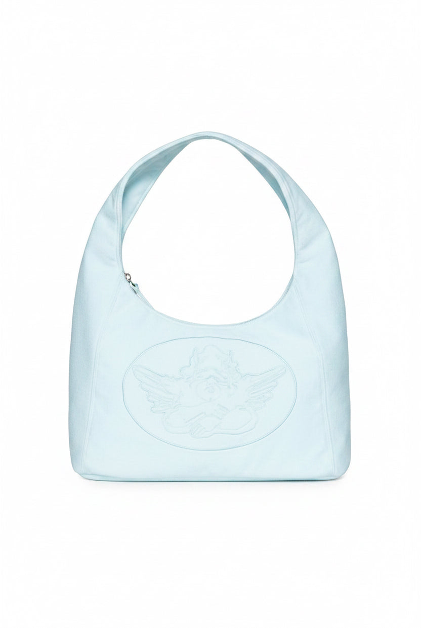 Shop Boys Lie Boys Lie Blue Cant Get Enough Tote Bag Handbag for women – premium loungewear and festival fashion at Spoiled Brat