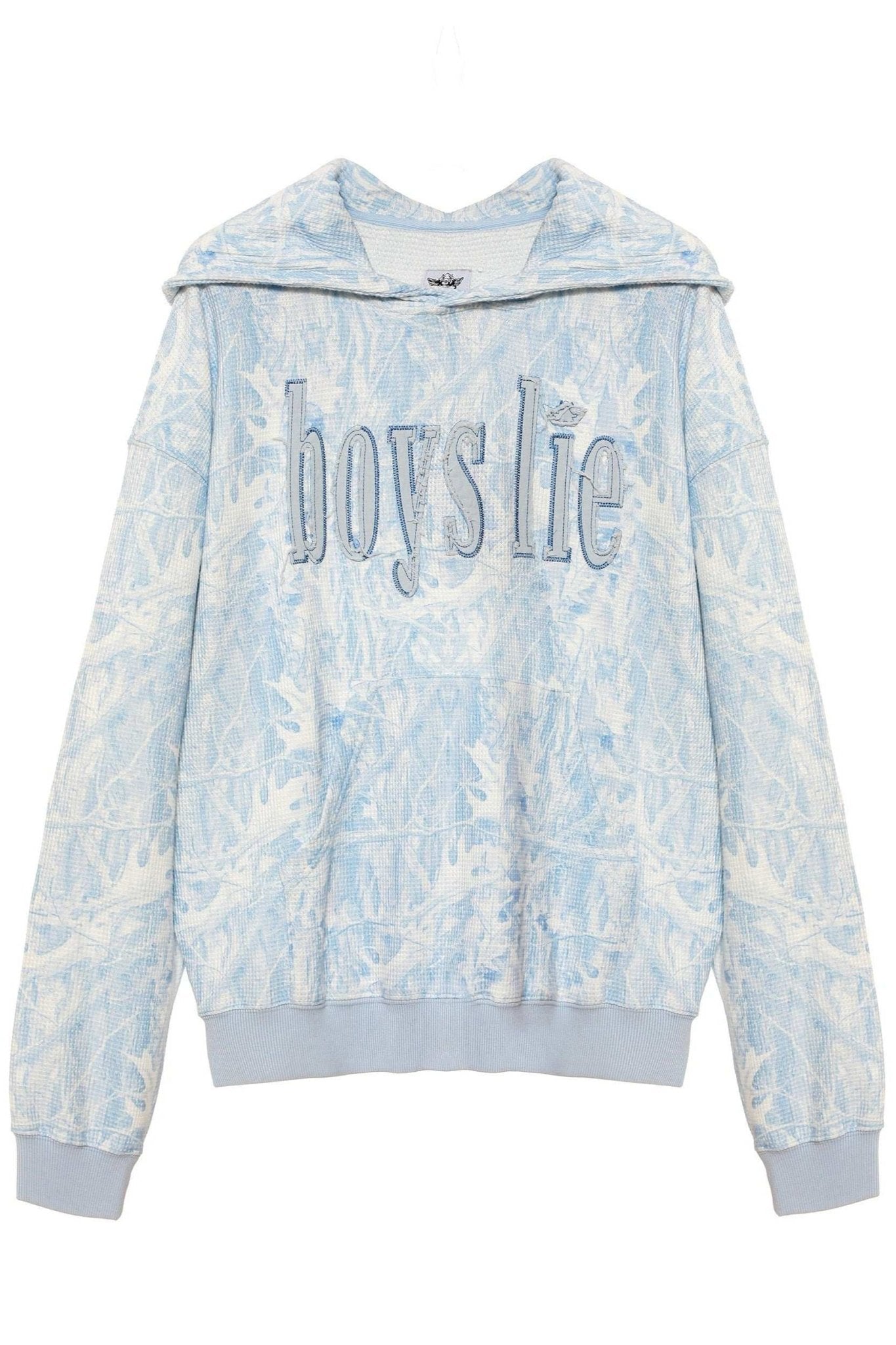 Shop Boys Lie Boys Lie Blue Manhunt Racer Hoodie Hooded Sweatshirt for women – premium loungewear and festival fashion at Spoiled Brat