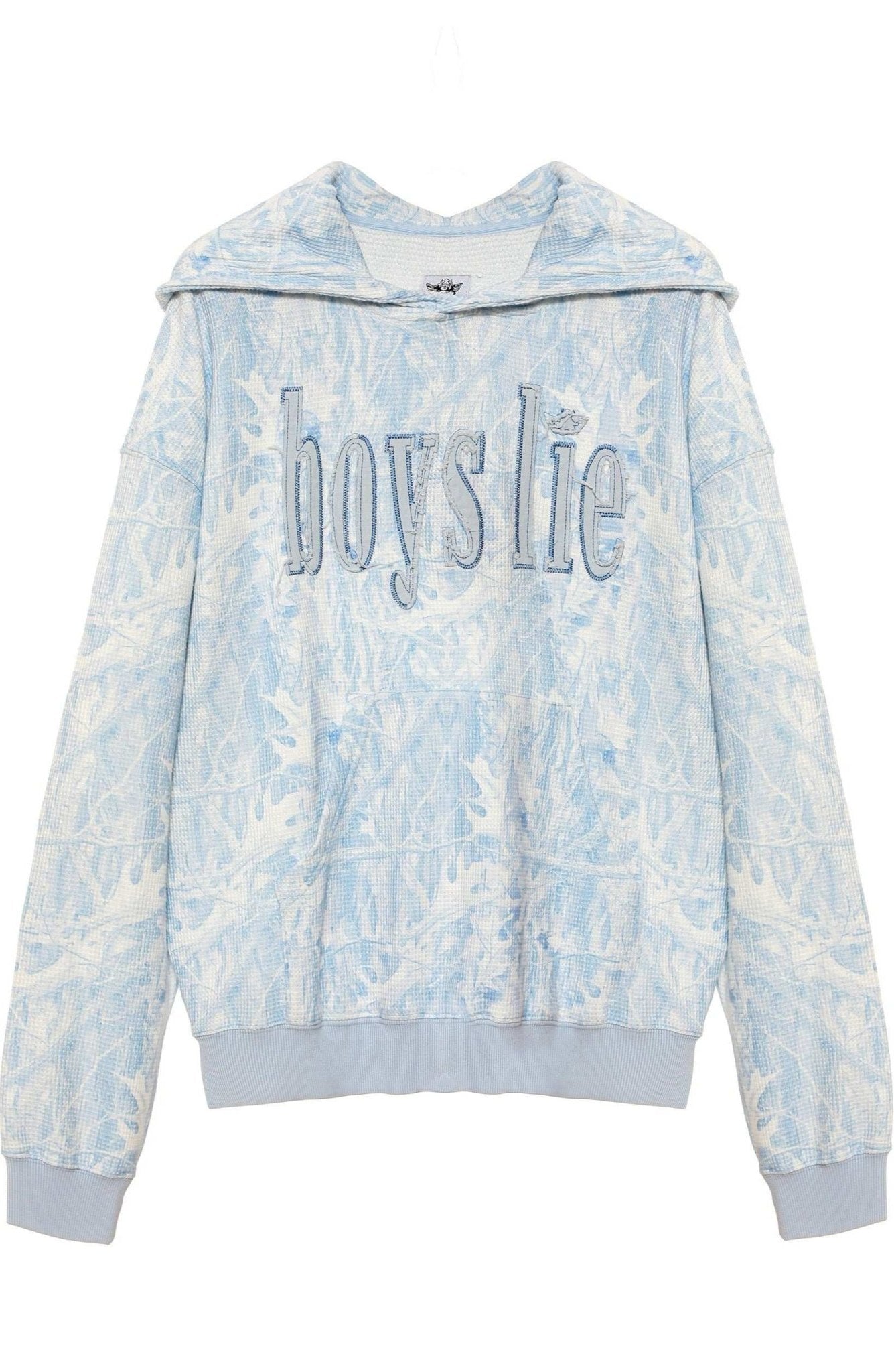 Shop Boys Lie Boys Lie Blue Manhunt Racer Hoodie Hooded Sweatshirt for women – premium loungewear and festival fashion at Spoiled Brat