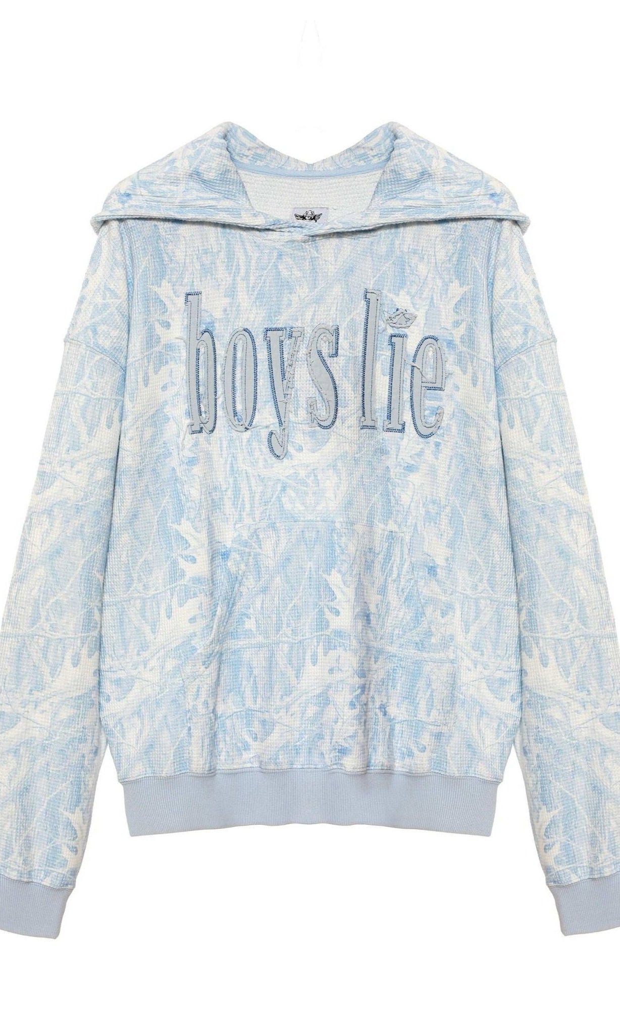 Shop Boys Lie Boys Lie Blue Manhunt Racer Hoodie Hooded Sweatshirt for women – premium loungewear and festival fashion at Spoiled Brat