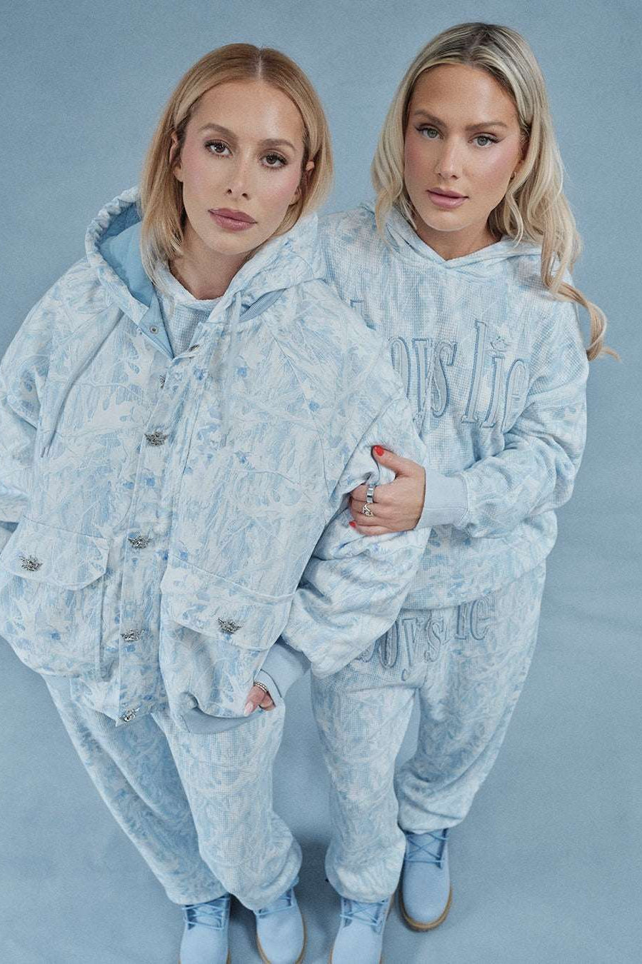 Shop Boys Lie Boys Lie Blue Manhunt Racer Hoodie Hooded Sweatshirt for women – premium loungewear and festival fashion at Spoiled Brat