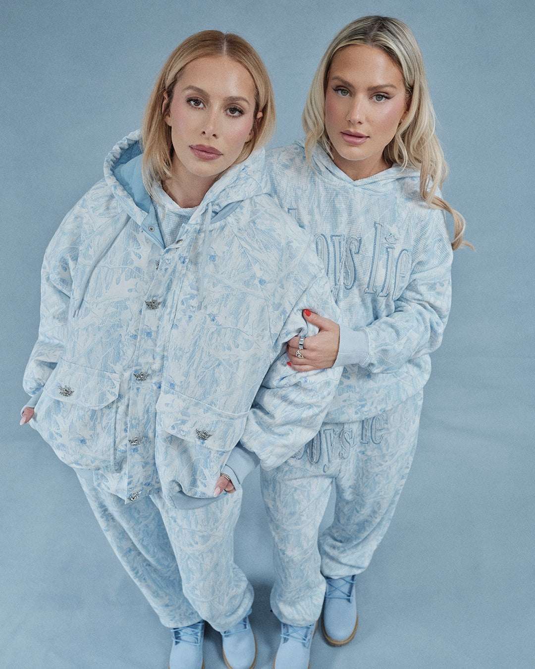 Shop Boys Lie Boys Lie Blue Manhunt Racer Hoodie Hooded Sweatshirt for women – premium loungewear and festival fashion at Spoiled Brat