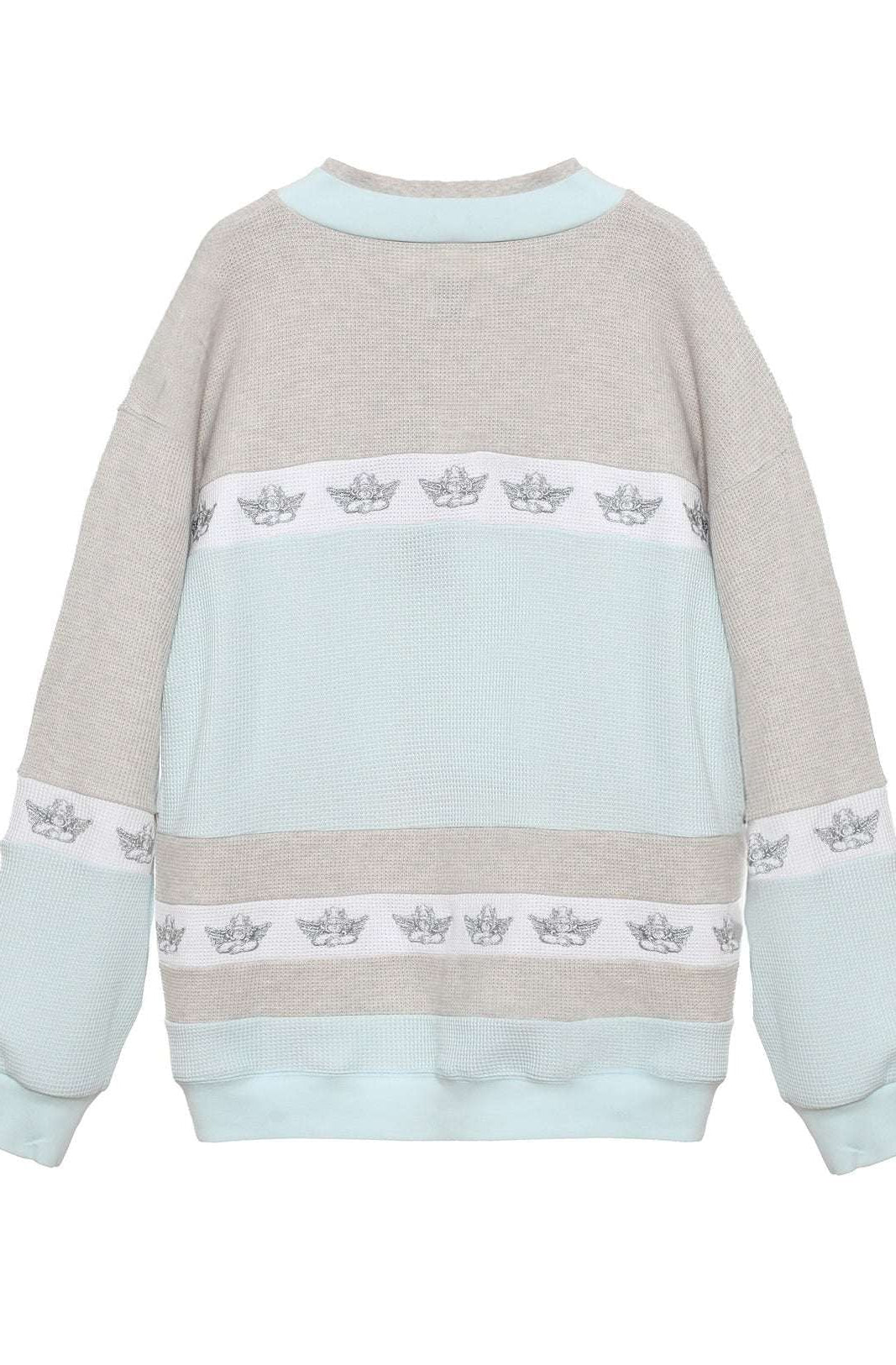 Shop Boys Lie Boys Lie Blue Private School Rider Crewneck Sweater for women – premium loungewear and festival fashion at Spoiled Brat