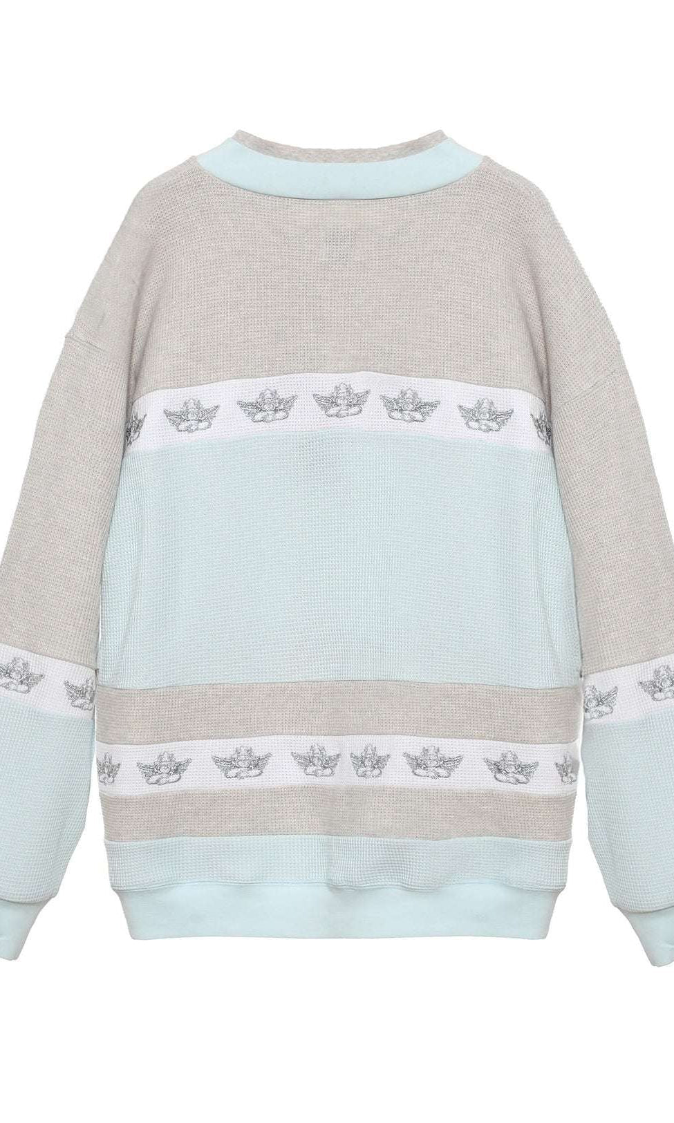 Shop Boys Lie Boys Lie Blue Private School Rider Crewneck Sweater for women – premium loungewear and festival fashion at Spoiled Brat