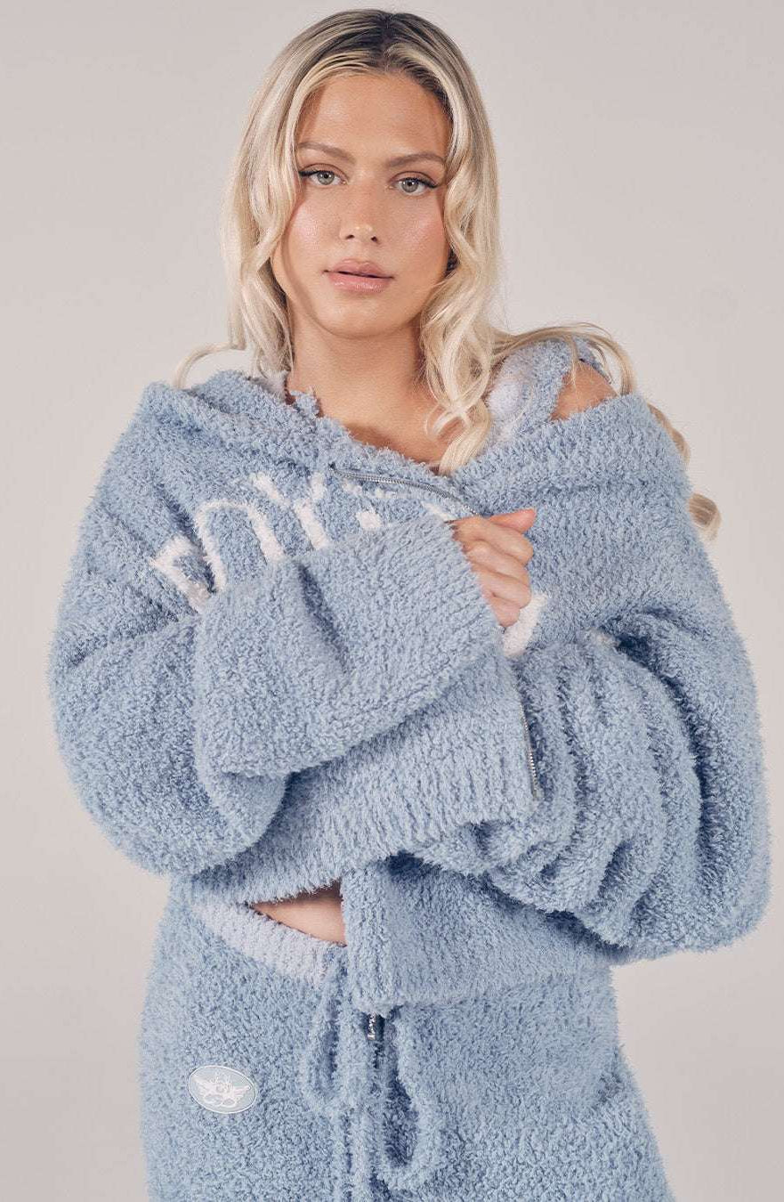 Boys Lie Bodhi Alex Hoodie by Boys Lie – Hooded Sweatshirt – Blue | Spoiled Brat UK