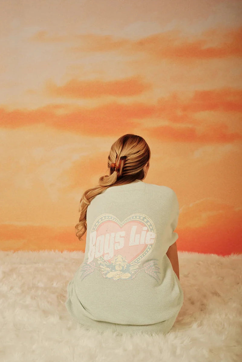 Shop Boys Lie Boys Lie Breakfast Beers Pastel Kara Crewneck Sweater Sweater for women – premium loungewear and festival fashion at Spoiled Brat