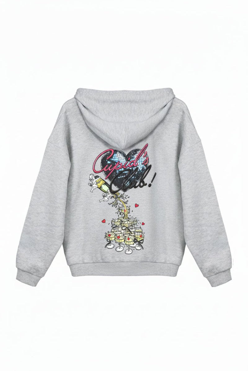 Shop Boys Lie Boys Lie Cupids Club Harley Zip Up Sweater Sweater for women – premium loungewear and festival fashion at Spoiled Brat