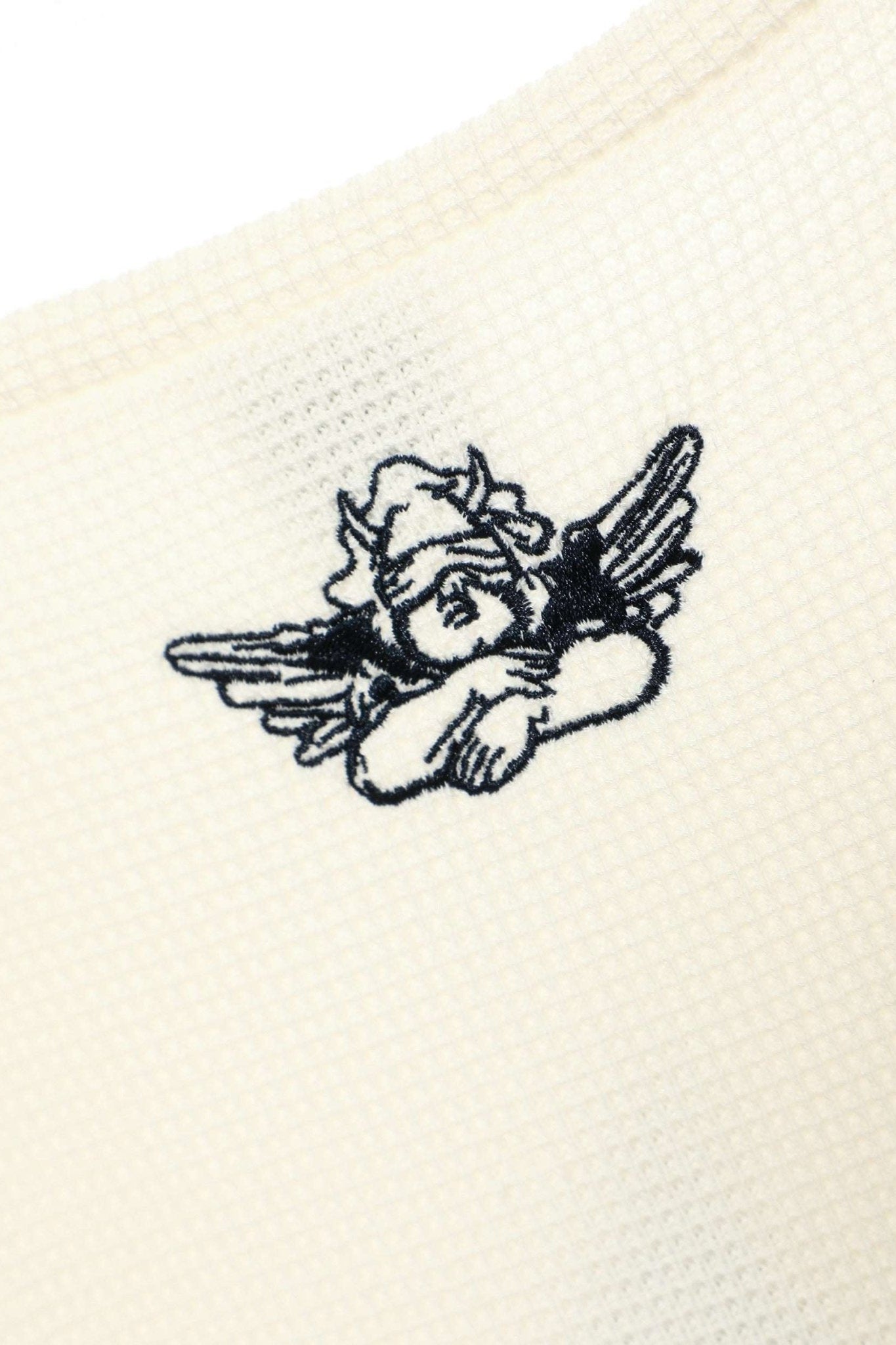 Shop Boys Lie Boys Lie Heavenly Room Service PJ BF Thermal Long Sleeve Tee as seen on Megan Fox Hooded Sweatshirt for women – premium loungewear and festival fashion at Spoiled Brat